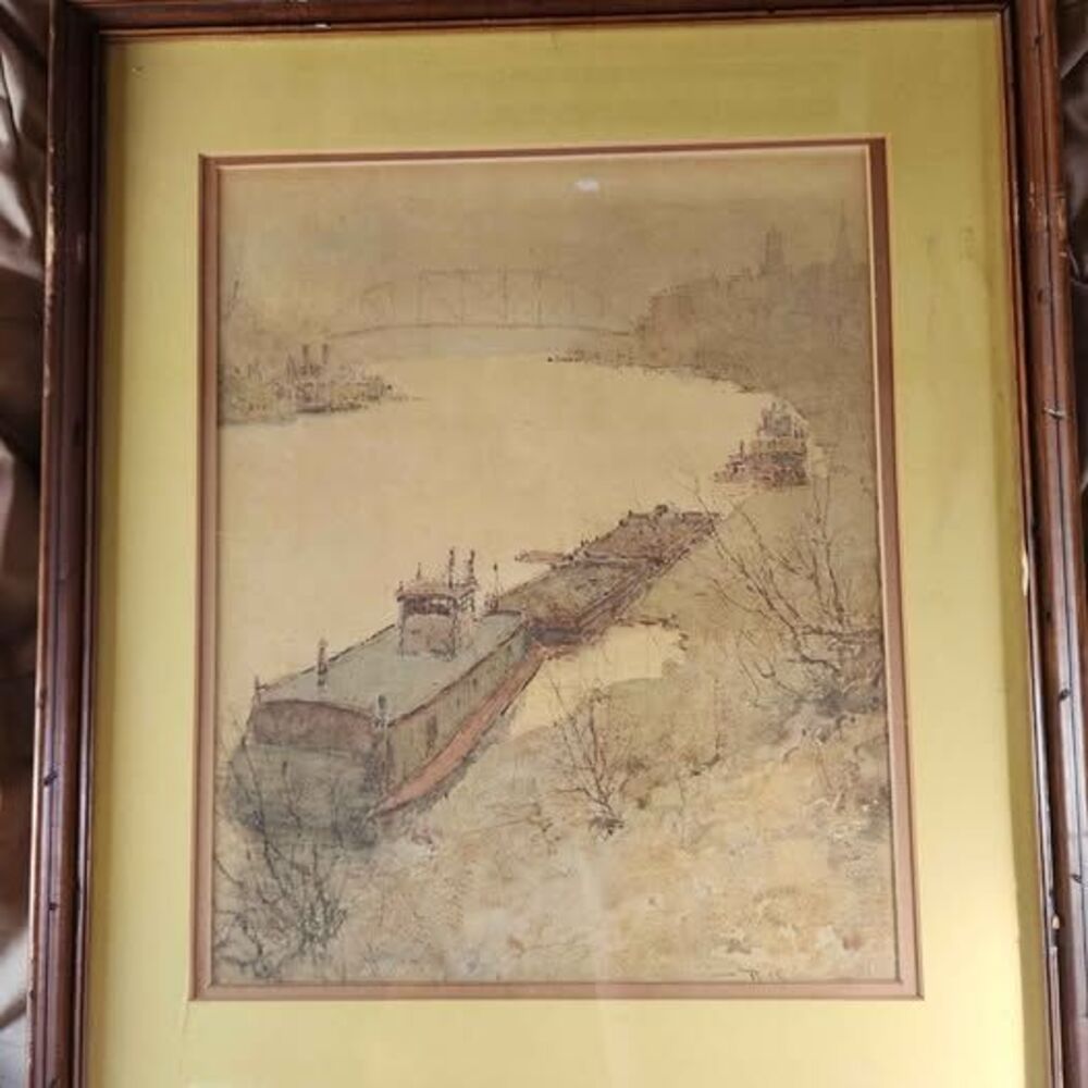 (2) Paul Sawyier large framed signed limited edition prints, lot of 2